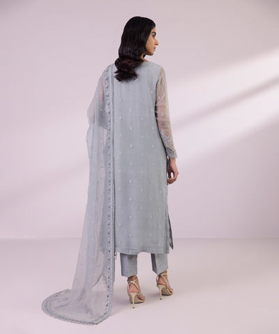 Sapphire | Eid Collection | S32 - Designer Dress with Intricate embroidery and embellishments. Shop elegent wedding dress at Maria Faisal.