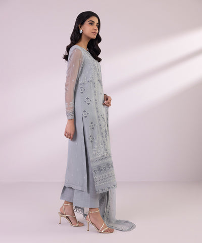 Sapphire | Eid Collection | S32 - Designer Dress with Intricate embroidery and embellishments. Shop elegent wedding dress at Maria Faisal.
