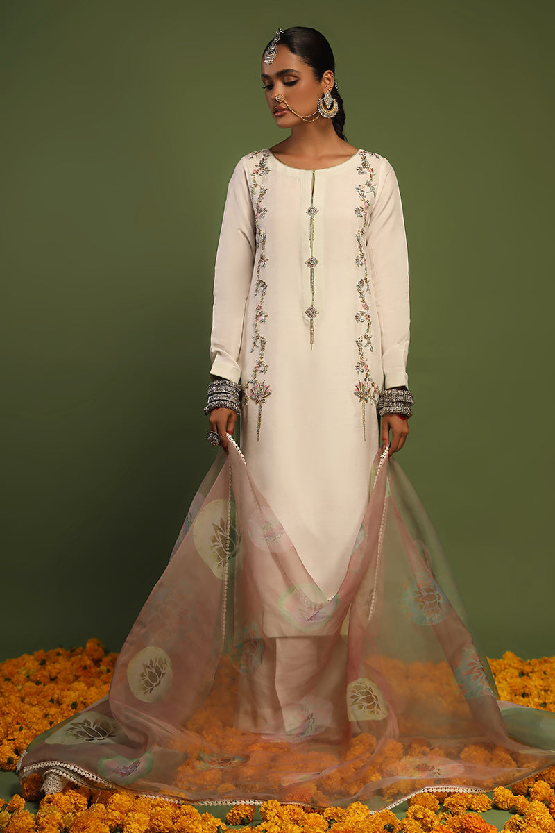 Wardha Saleem | Luxury Pret Traditional Wear | KANWAL - SHIRT WITH PANTS (2 PC) - Ladies Clothes 