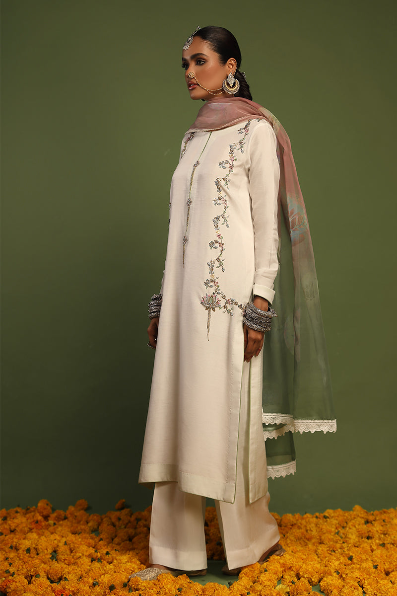Wardha Saleem | Luxury Pret Traditional Wear | KANWAL - SHIRT WITH PANTS (2 PC) - Ladies Clothes 