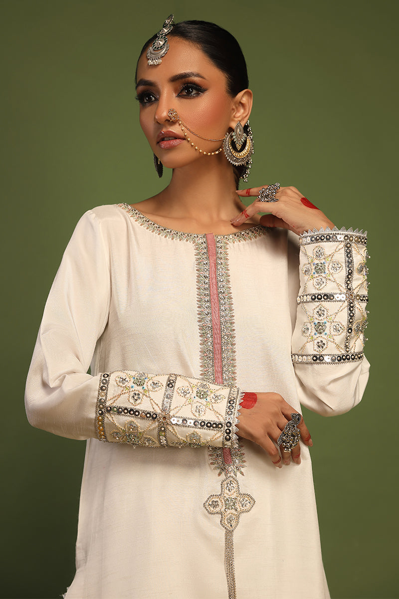 Wardha Saleem | Luxury Pret Traditional Wear | AKS - SHIRT WITH PANTS (2 PC) - Ladies Clothes 
