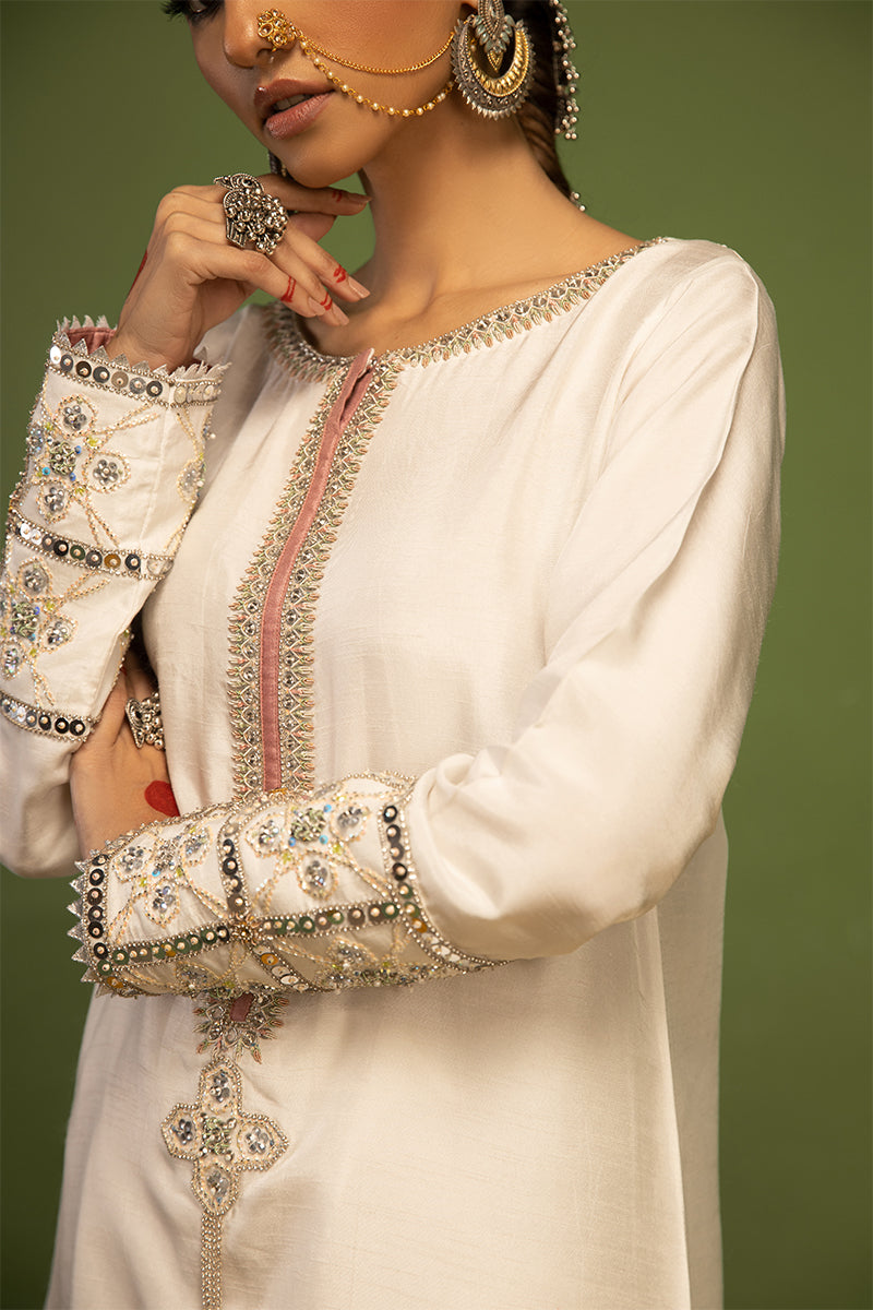 Wardha Saleem | Luxury Pret Traditional Wear | AKS - SHIRT WITH PANTS (2 PC) - Ladies Clothes 