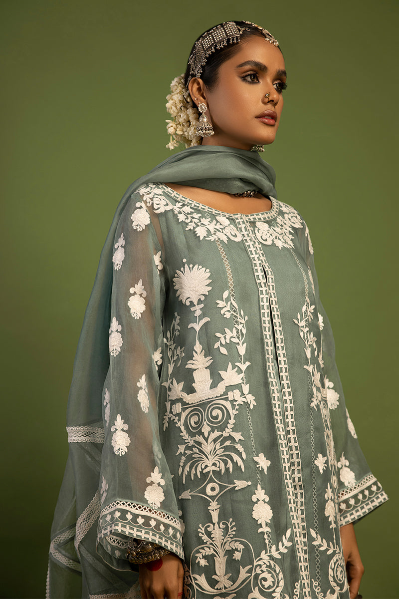 Wardha Saleem | Luxury Pret Traditional Wear | SHAJAR - AARI WORK (2 PC) - Ladies Clothes 