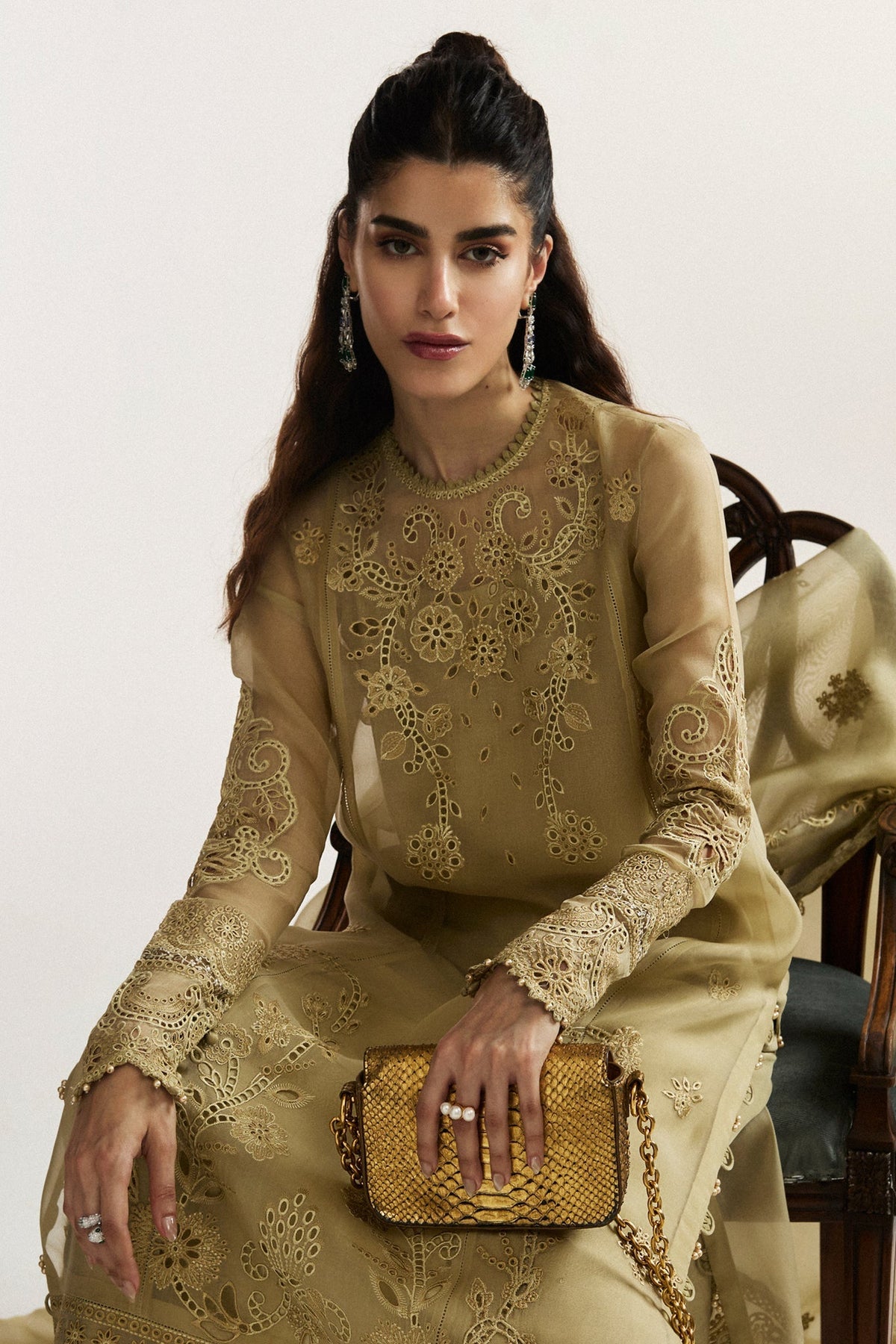 Elan | Vital Ornee | JARDIN SAUGE (EV-21352) - Formal Dress - available at Maria Faisal in UK and USA.