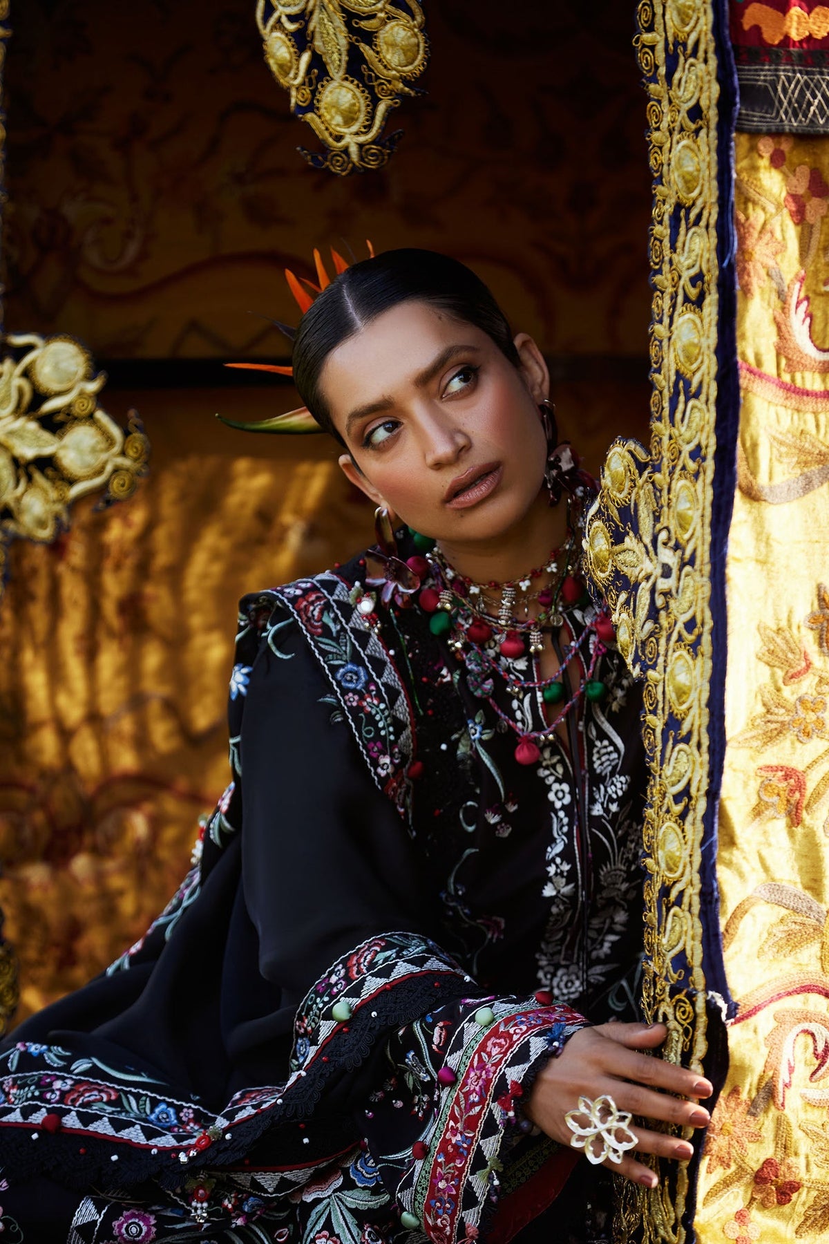Elan | Kashmee Legacy Lawn 26 | ZABAR (EL26-01 A) - Luxury Dress - available at Maria Faisal in UK and USA.