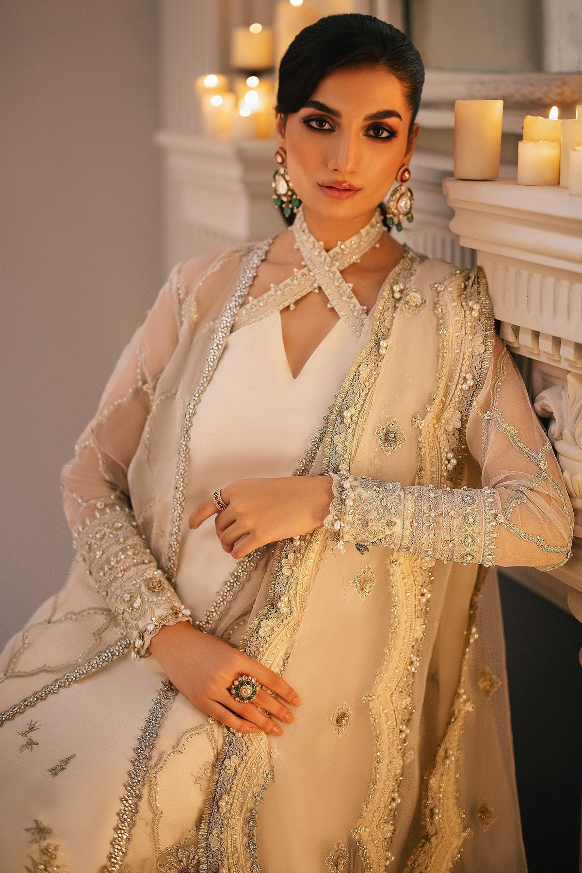 Zaha | Gossamer Formals 24 | LEIYN (ZC24-02) - Wedding Dress - Maria Faisal