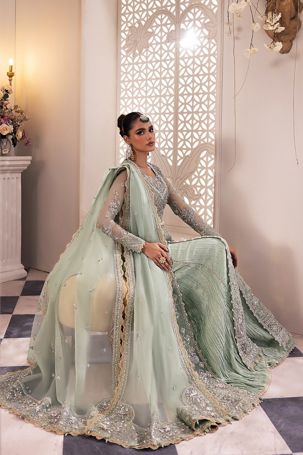 Zaha | Gossamer Formals 24 | SERAPHINA (ZC24-03) - Wedding Dress - Maria Faisal