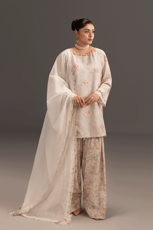 Erum Khan | Summer Whisper | Queen Radiance - Luxury Dress - available at Maria Faisal in UK and USA.