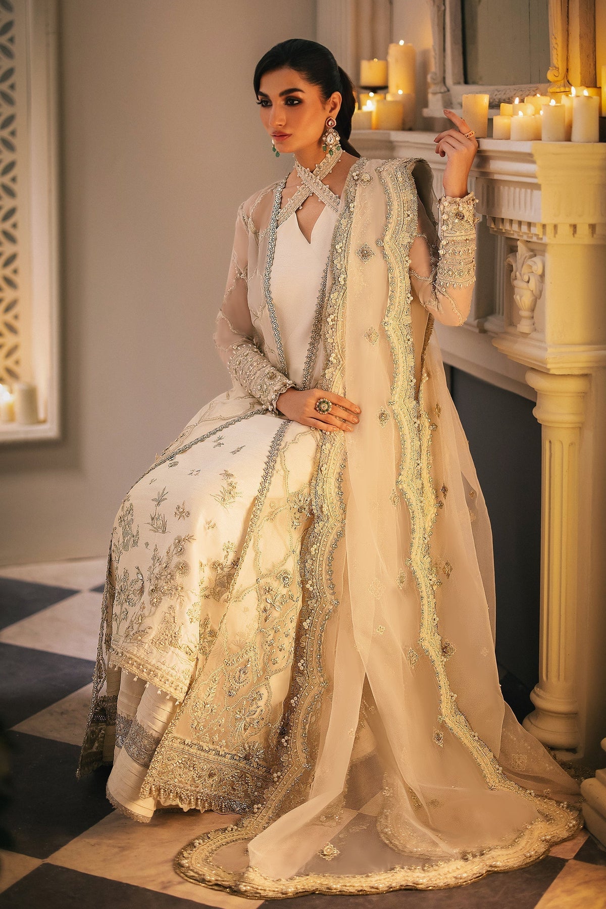 Zaha | Gossamer Formals 24 | LEIYN (ZC24-02) - Wedding Dress - Maria Faisal