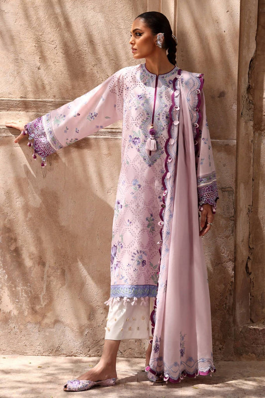 Elan | Luxury Lawn 25 | ALARA (EL25-12 B) by Maria Faisal - Registered Vendor of : Elan - type : Ladies Clothes - 100% original wedding dresses