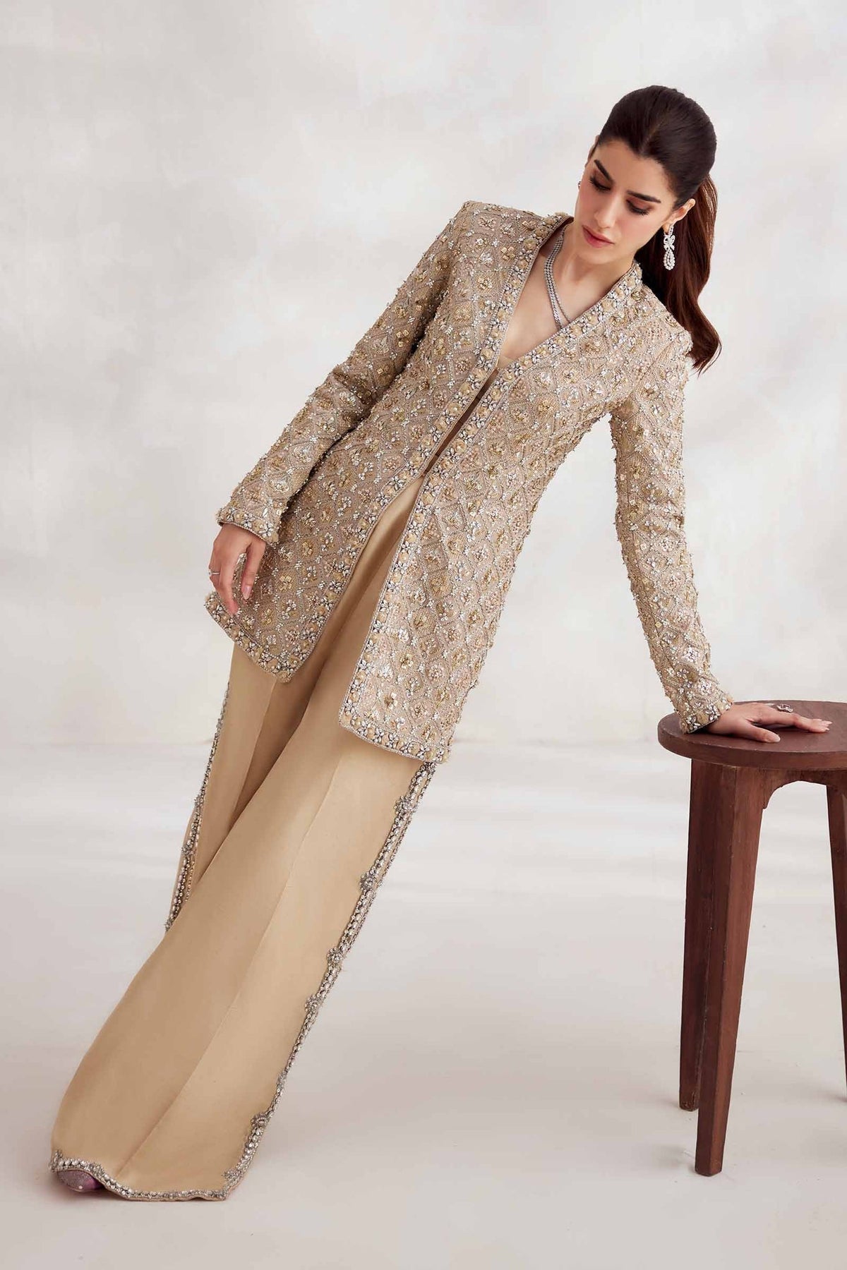 Elan | Wedding Formals | AURELIEN (EP-21212) - Formal Dress - available at Maria Faisal in UK and USA.
