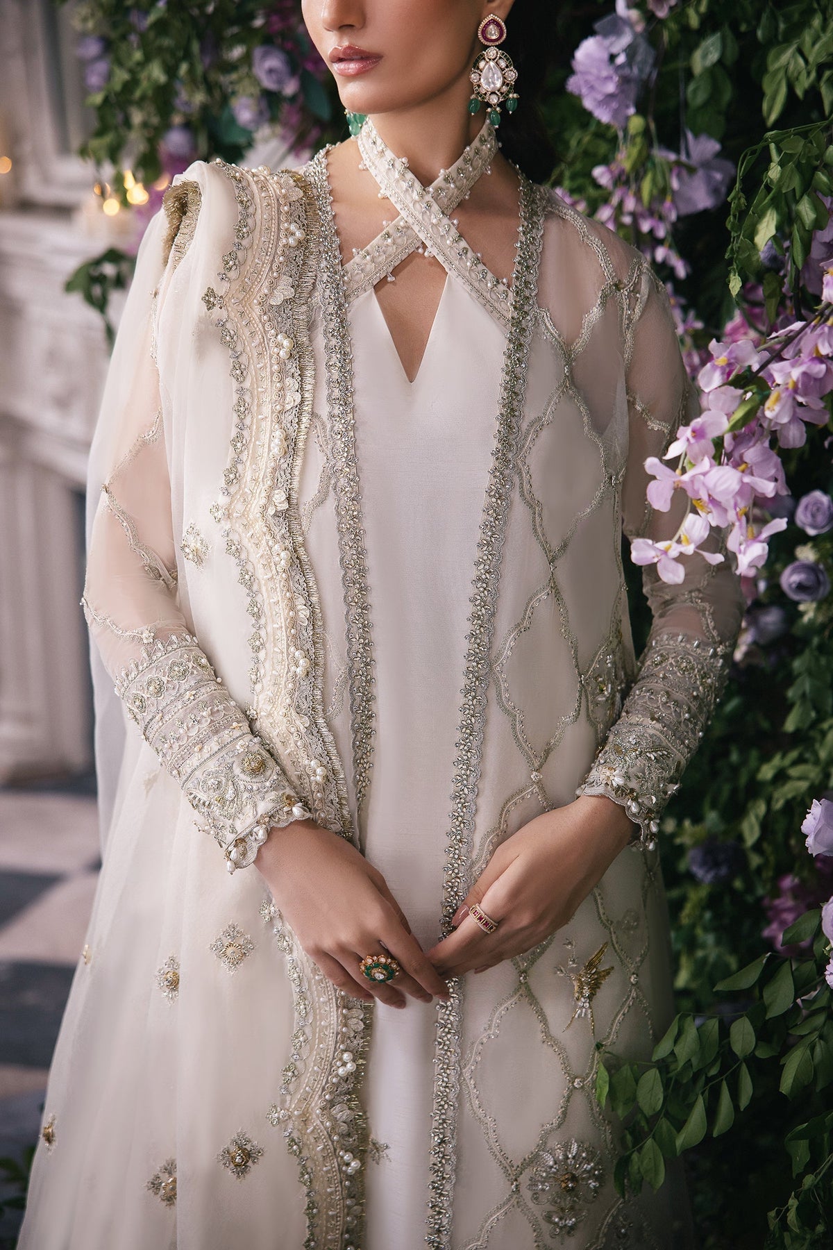 Zaha | Gossamer Formals 24 | LEIYN (ZC24-02) - Wedding Dress - Maria Faisal