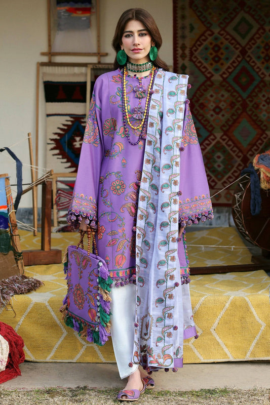 Zaha | Lawn 25 | ZARIAH (ZL25-09 A) by Maria Faisal - Registered Vendor of : Zaha - type : Ladies Clothes - 100% original wedding dresses