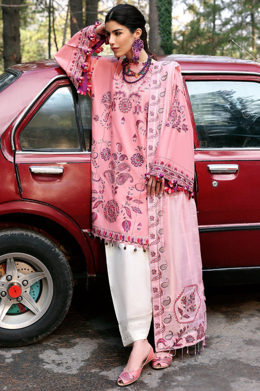 Zaha | Lawn 25 | ZARIAH (ZL25-09 B) by Maria Faisal - Registered Vendor of : Zaha - type : Ladies Clothes - 100% original wedding dresses