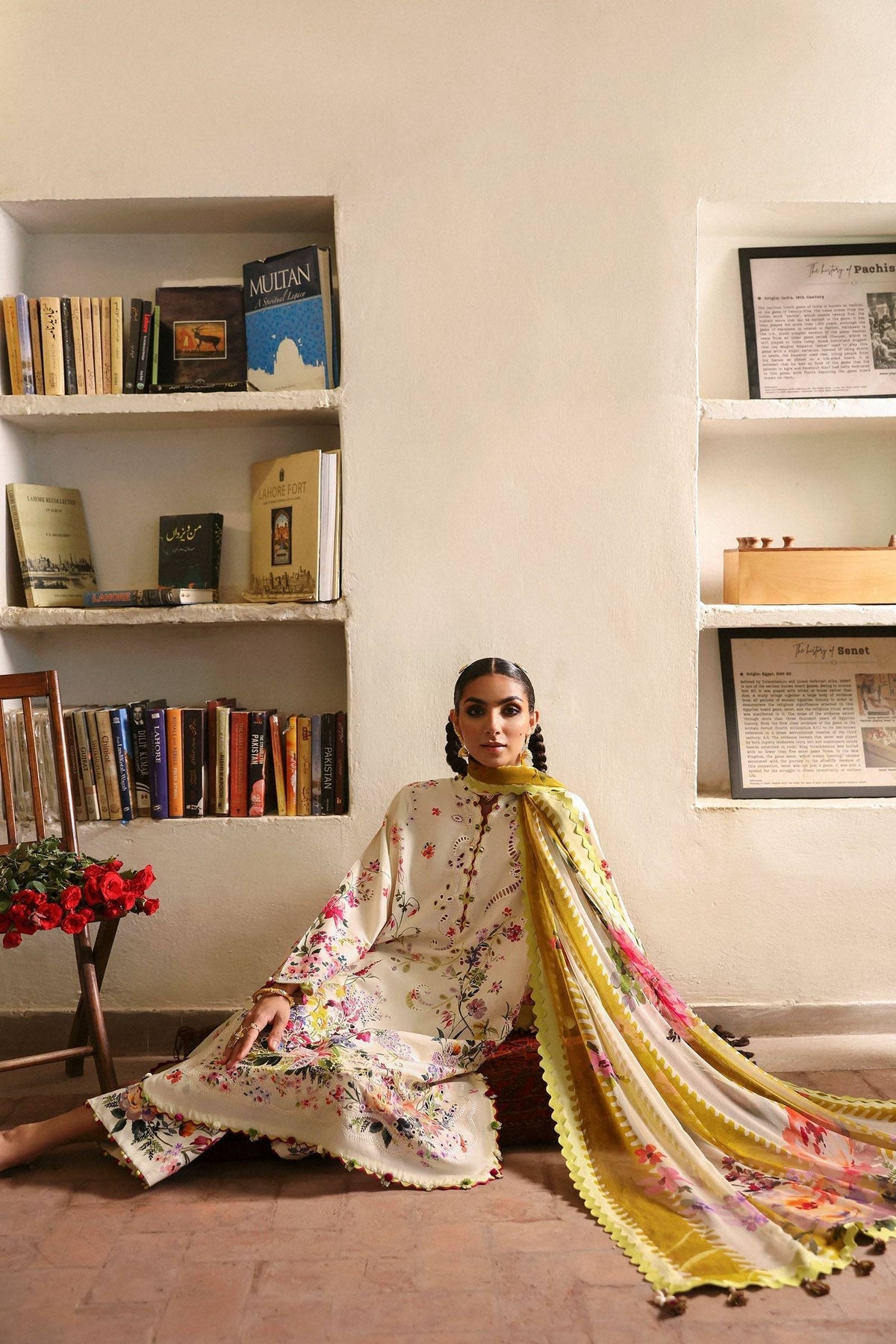 Zaha | Festive Lawn 25 | CHANDNI (ZF-25-10) by Maria Faisal - Registered Vendor of : zaha - type : Ladies Clothes - 100% original wedding dresses