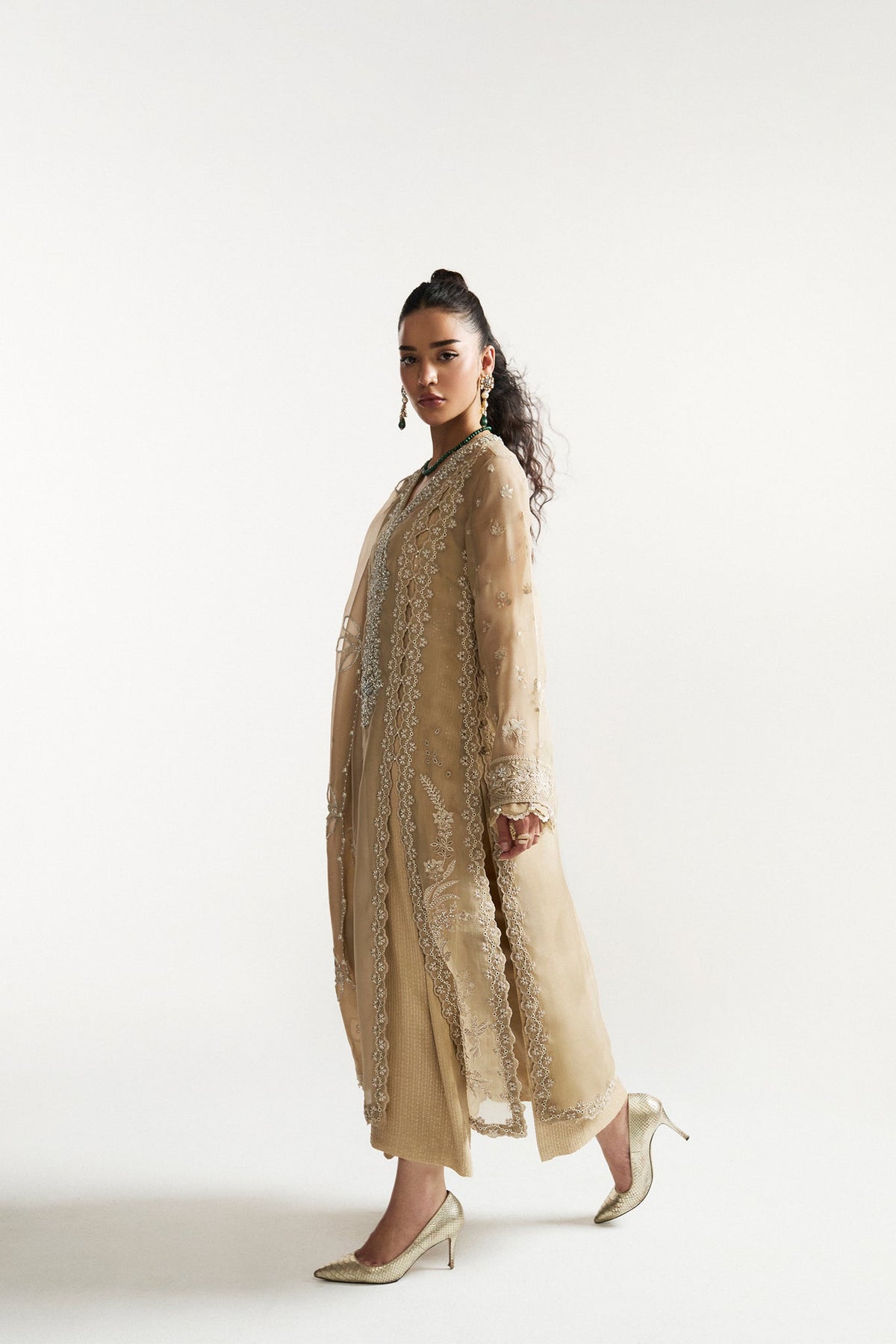 Elan I Vital Ornee I SOLEIL ELIXIR (EV-21372) - Ladies Clothes - Maria Faisal