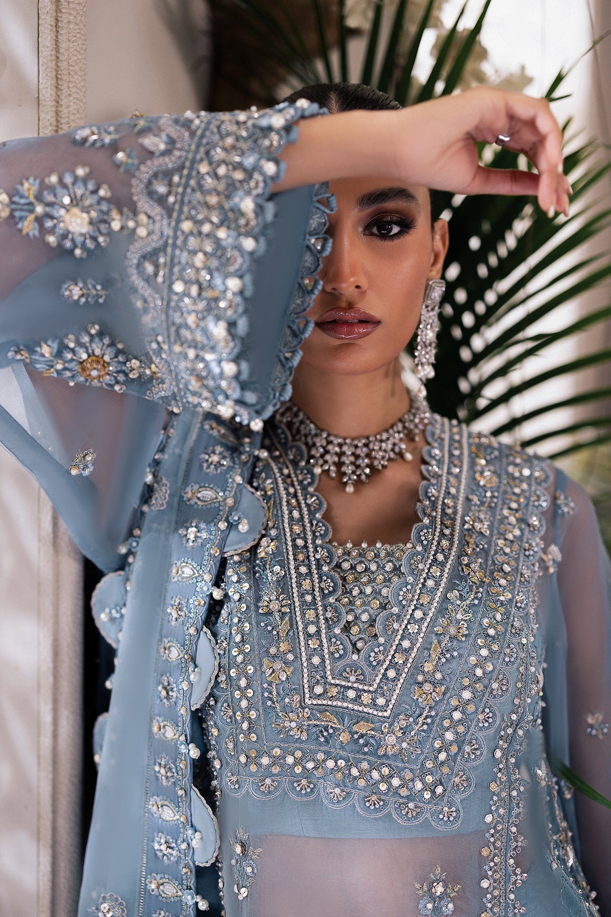 Zaha | Gossamer Formals 24 | AZURA (ZC24-07) - Wedding Dress - Maria Faisal