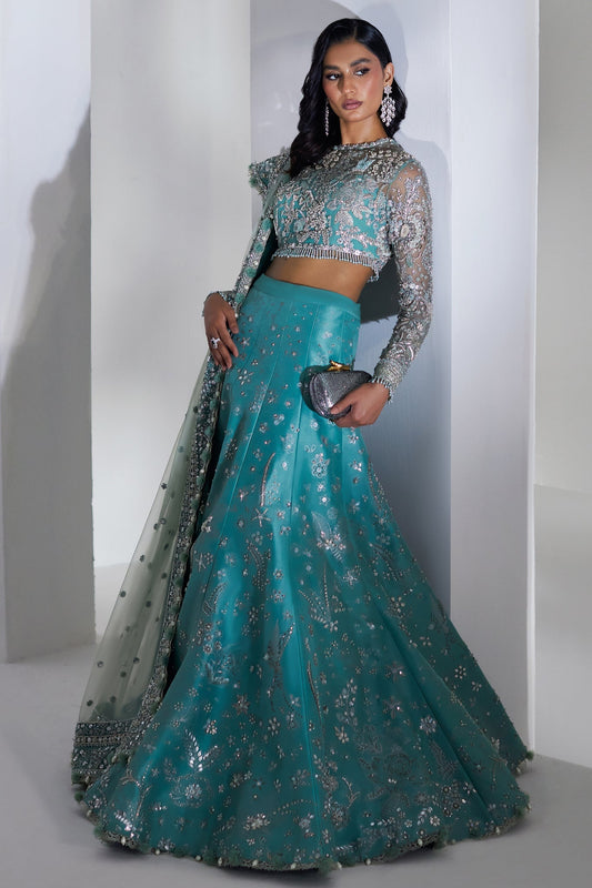 Elan | Luxury Wedding Wears | ETINCELLE DE CRISTAL (EP-21007) - Bridal Dress - available at Maria Faisal in UK and USA.