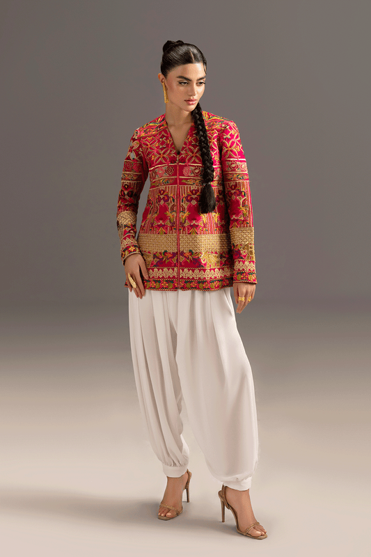 Erum Khan | Summer Whisper | Star Elegance - Luxury Dress - available at Maria Faisal in UK and USA.