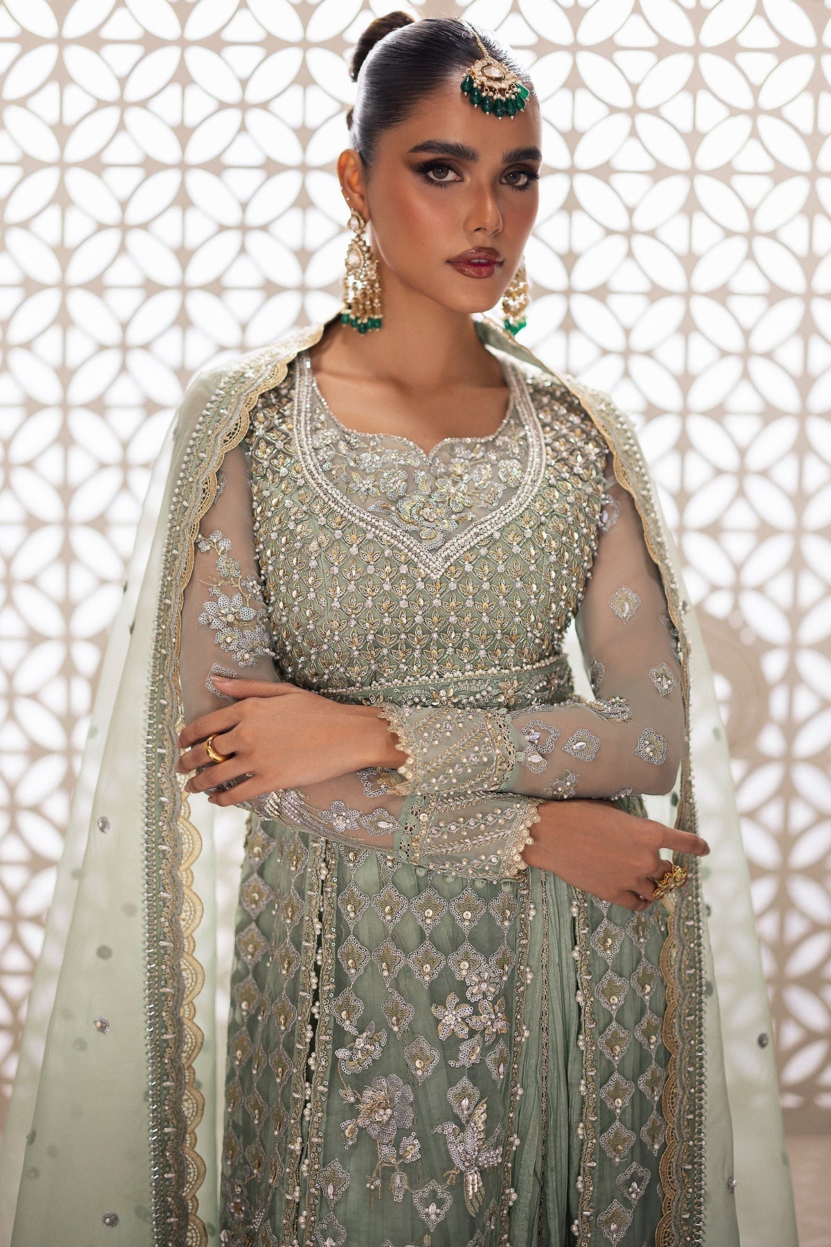 Zaha | Gossamer Formals 24 | SERAPHINA (ZC24-03) - Wedding Dress - Maria Faisal