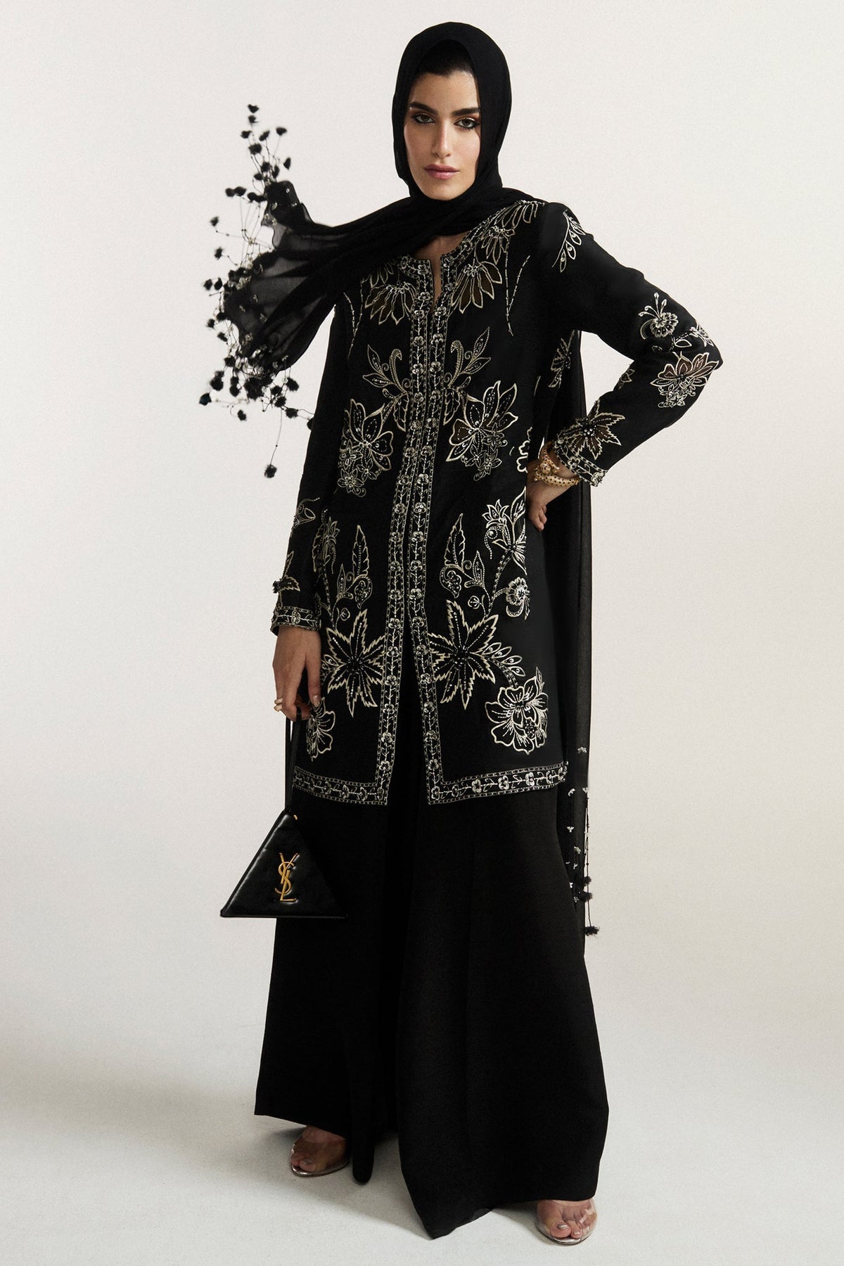 Elan | Vital Ornee | NOCTURNE ELITAIRE (EV-21360) - Formal Dress - available at Maria Faisal in UK and USA.