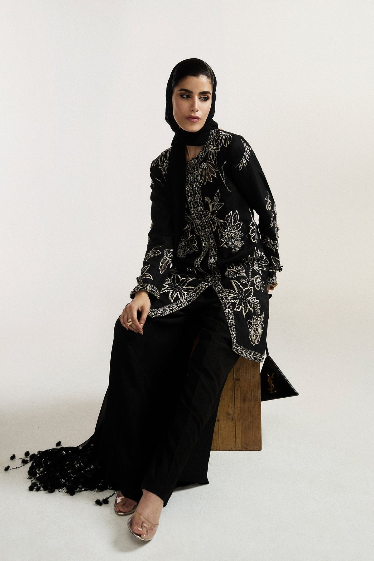 Elan | Vital Ornee | NOCTURNE ELITAIRE (EV-21360) - Formal Dress - available at Maria Faisal in UK and USA.