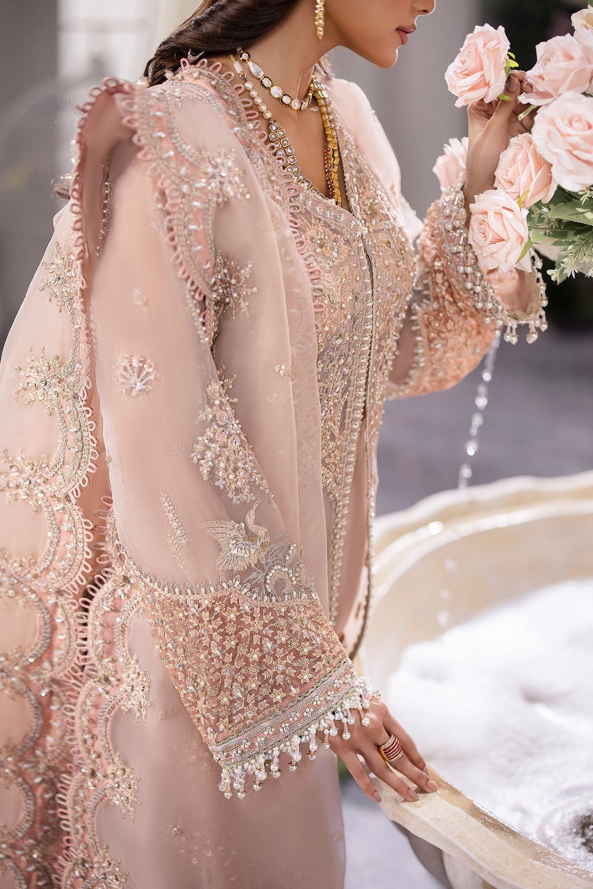Zaha | Gossamer Formals 24 | ELYSIA (ZC24-05) - Wedding Dress - Maria Faisal