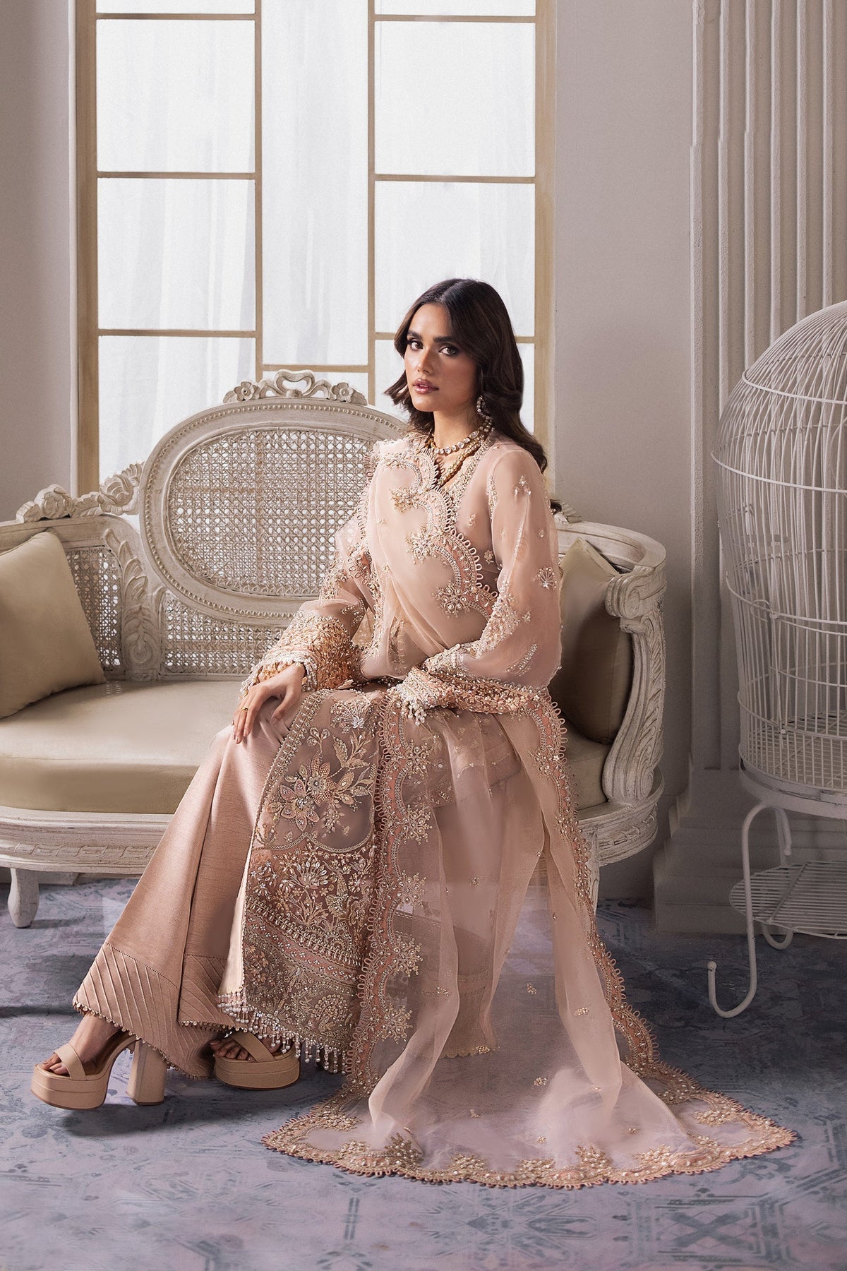 Zaha | Gossamer Formals 24 | ELYSIA (ZC24-05) - Wedding Dress - Maria Faisal
