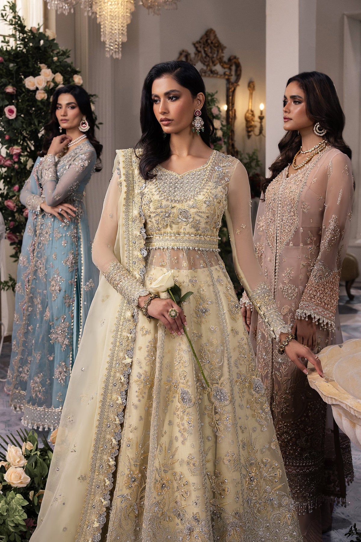 Zaha | Gossamer Formals 24 | SOLƒƒ‚‰LIA (ZC24-08) - Wedding Dress - Maria Faisal