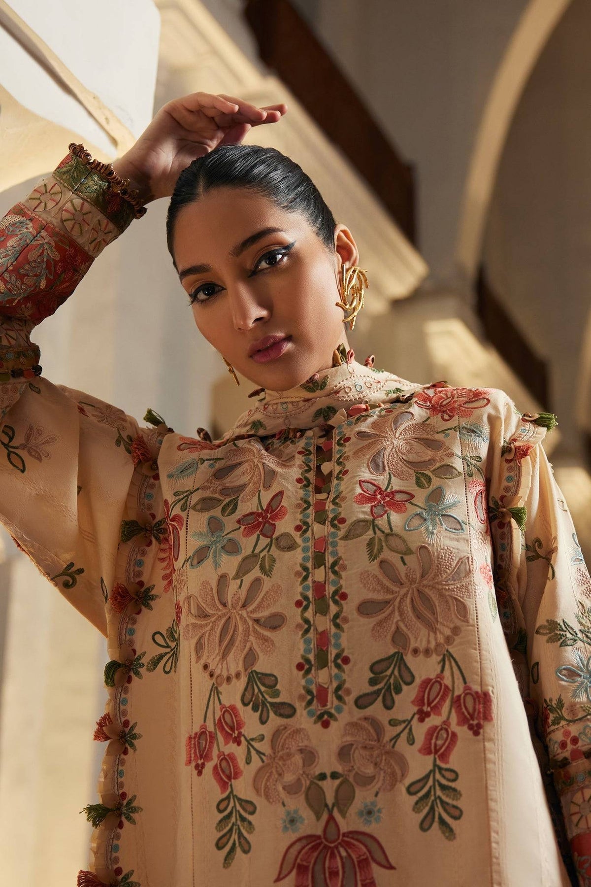 Elan | Luxury Lawn 25 | ZAHARA (EL25-07 B) by Maria Faisal - Registered Vendor of : Elan - type : Ladies Clothes - 100% original wedding dresses