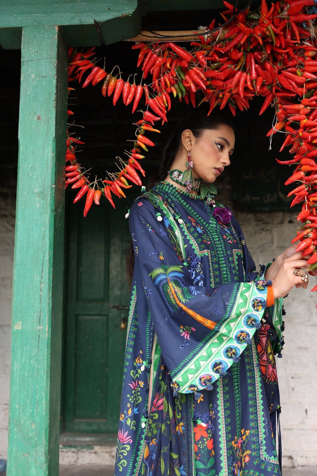 Zaha | Lawn 25 | AMANI (ZL25-06 B) by Maria Faisal - Registered Vendor of : Zaha - type : Ladies Clothes - 100% original wedding dresses