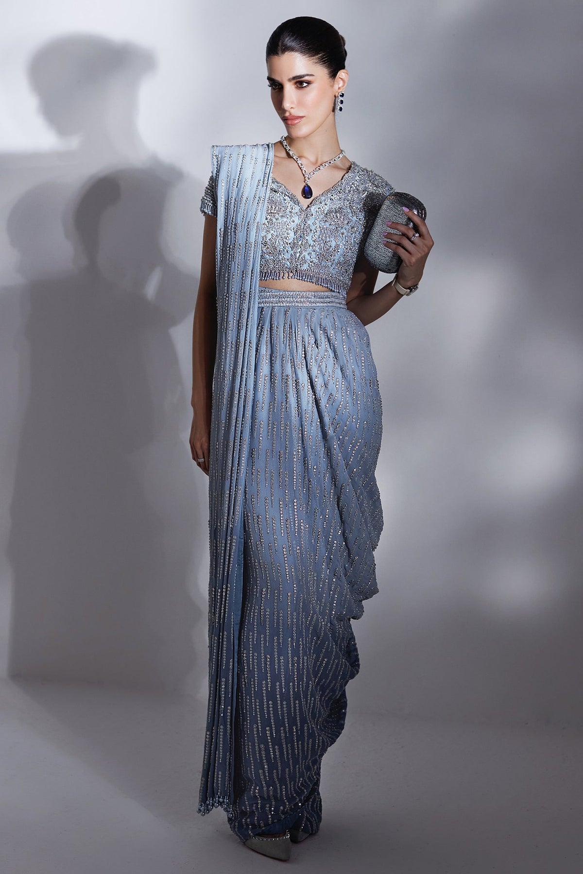 Elan | Luxury Wedding Wears | ECLAT GLACE (EP-21008) - Bridal Dress - available at Maria Faisal in UK and USA.