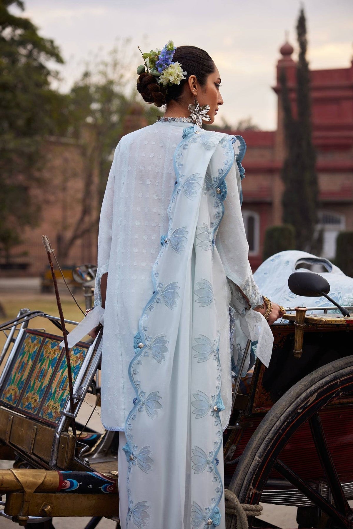 Elan | Luxury Lawn 25 | CELESTINE (EL25-05 B) by Maria Faisal - Registered Vendor of : Elan - type : Ladies Clothes - 100% original wedding dresses