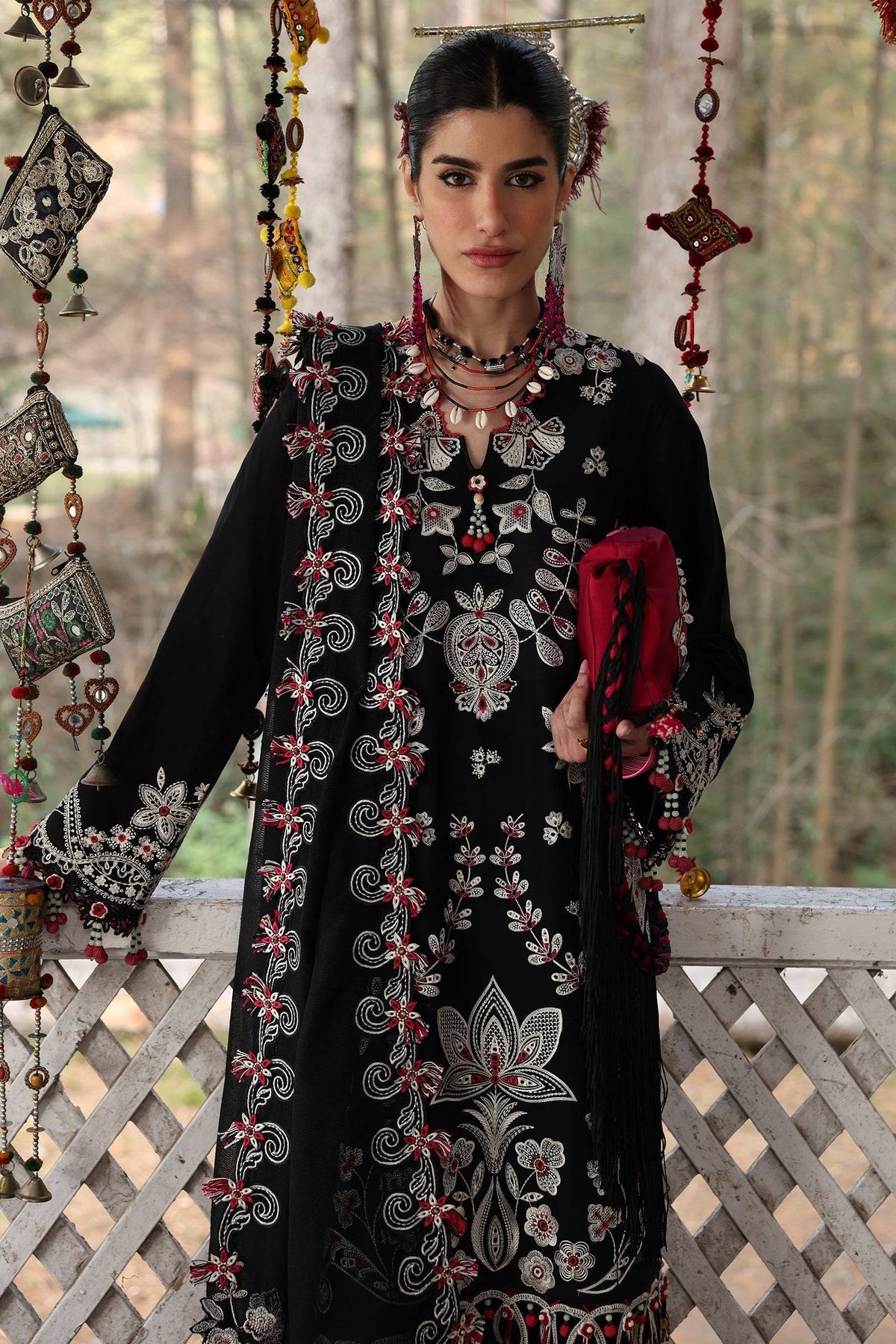 Zaha | Lawn 25 | AABROO (ZL25-05 B) by Maria Faisal - Registered Vendor of : Zaha - type : Ladies Clothes - 100% original wedding dresses