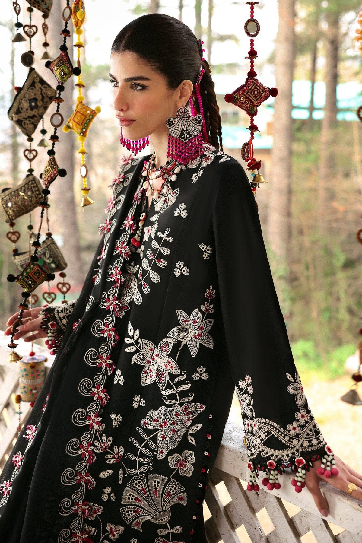 Zaha | Lawn 25 | AABROO (ZL25-05 B) by Maria Faisal - Registered Vendor of : Zaha - type : Ladies Clothes - 100% original wedding dresses