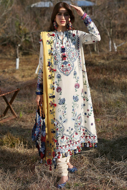 Zaha | Lawn 25 | KASHUR (ZL25-11 B) by Maria Faisal - Registered Vendor of : Zaha - type : Ladies Clothes - 100% original wedding dresses