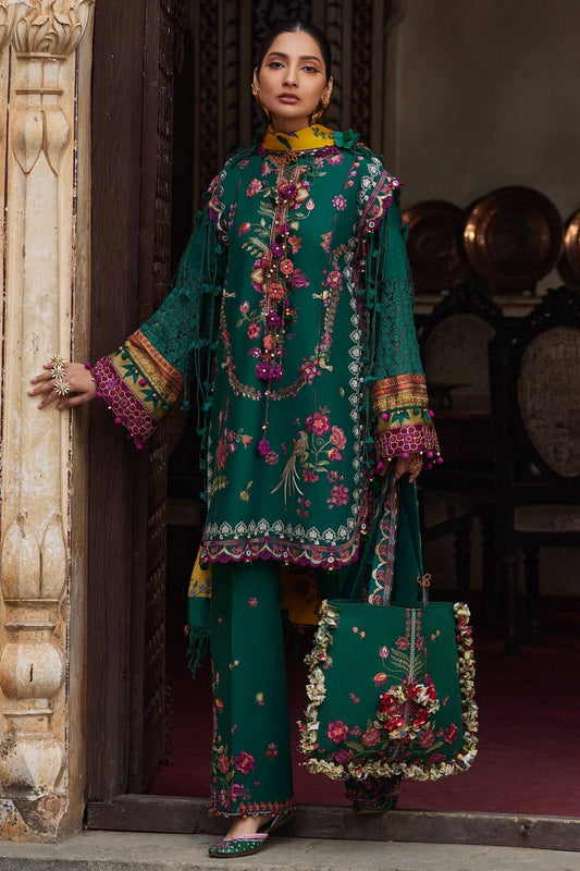 Elan | Luxury Lawn 25 | AURIELLE (EL25-06 A) by Maria Faisal - Registered Vendor of : Elan - type : Ladies Clothes - 100% original wedding dresses