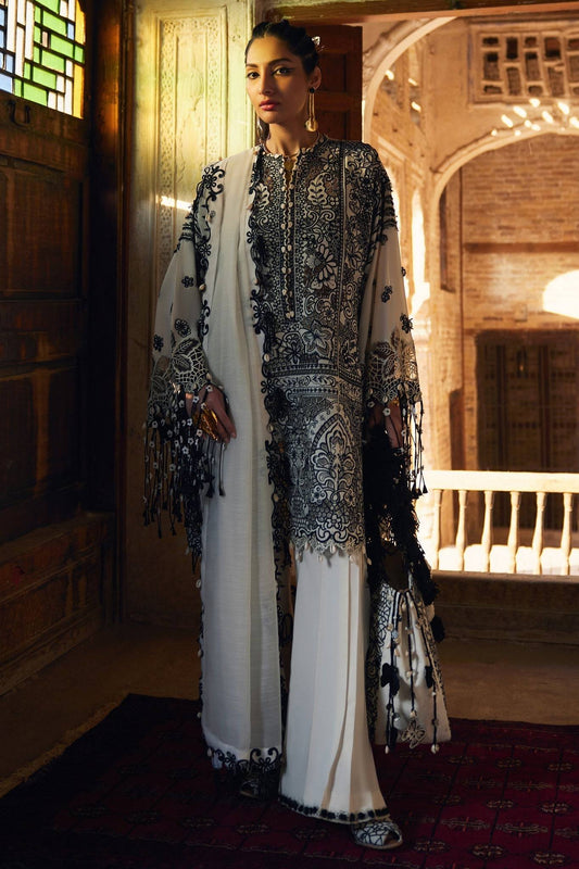 Elan | Luxury Lawn 25 | ISLA (EL25-02 B) by Maria Faisal - Registered Vendor of : Elan - type : Ladies Clothes - 100% original wedding dresses