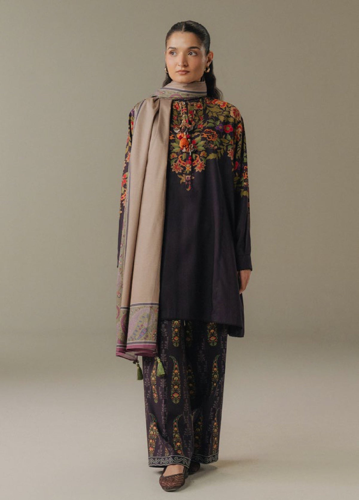 Zara Shahjahan | Coco Prints 25 | Autumn Line-10B - Casual Dress - available at Maria Faisal in UK and USA.
