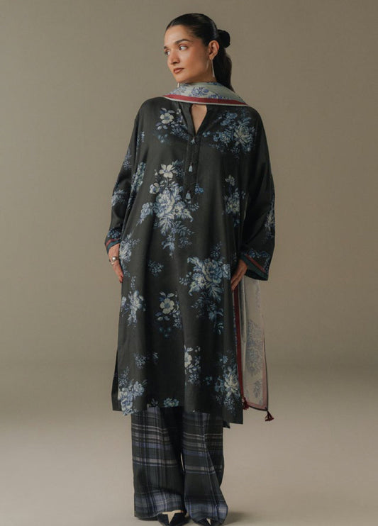 Zara Shahjahan | Coco Prints 25 | Hushed Ember-6B - Casual Dress - available at Maria Faisal in UK and USA.