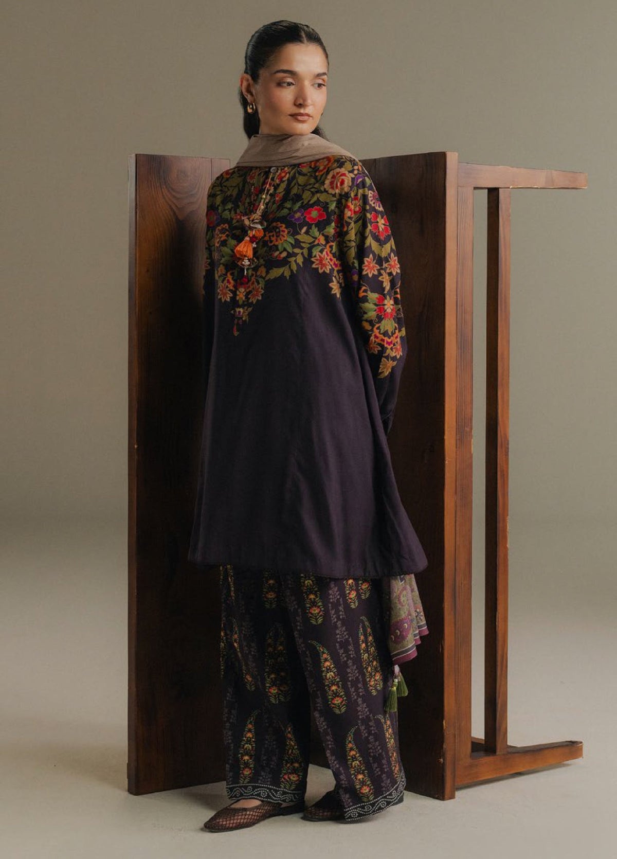 Zara Shahjahan | Coco Prints 25 | Autumn Line-10B - Casual Dress - available at Maria Faisal in UK and USA.