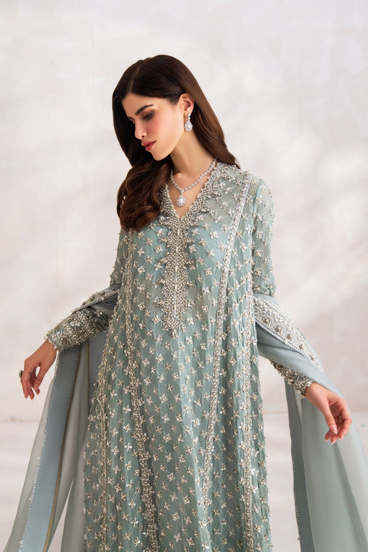 Elan | Wedding Formals | CELESTINE (EP-21214) - Formal Dress - available at Maria Faisal in UK and USA.