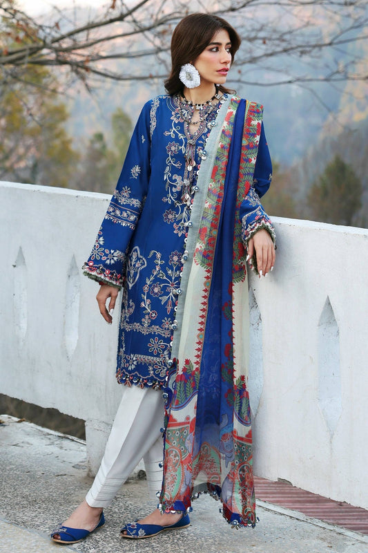 Zaha | Lawn 25 | MAYA (ZL25-15 B) by Maria Faisal - Registered Vendor of : Zaha - type : Ladies Clothes - 100% original wedding dresses