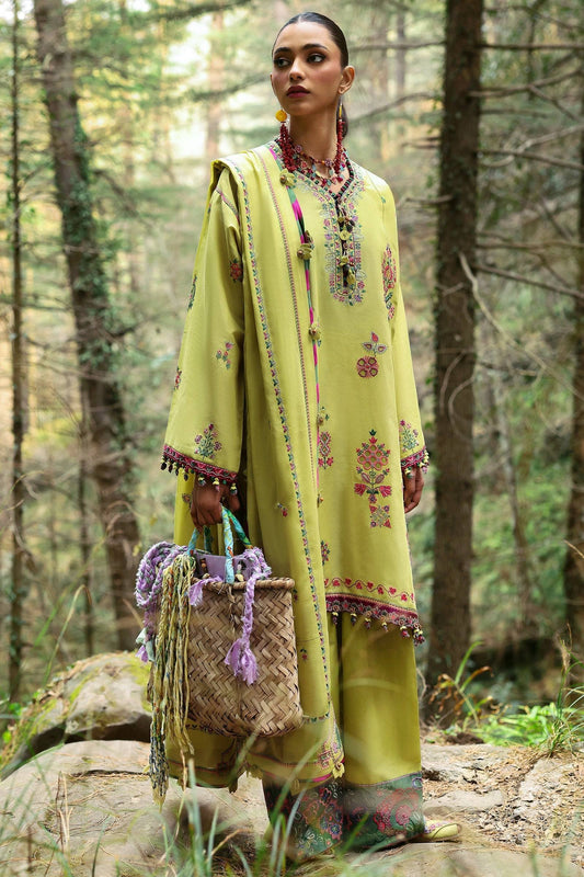 Zaha | Lawn 25 | RHEA (ZL25-14 B) by Maria Faisal - Registered Vendor of : Zaha - type : Ladies Clothes - 100% original wedding dresses