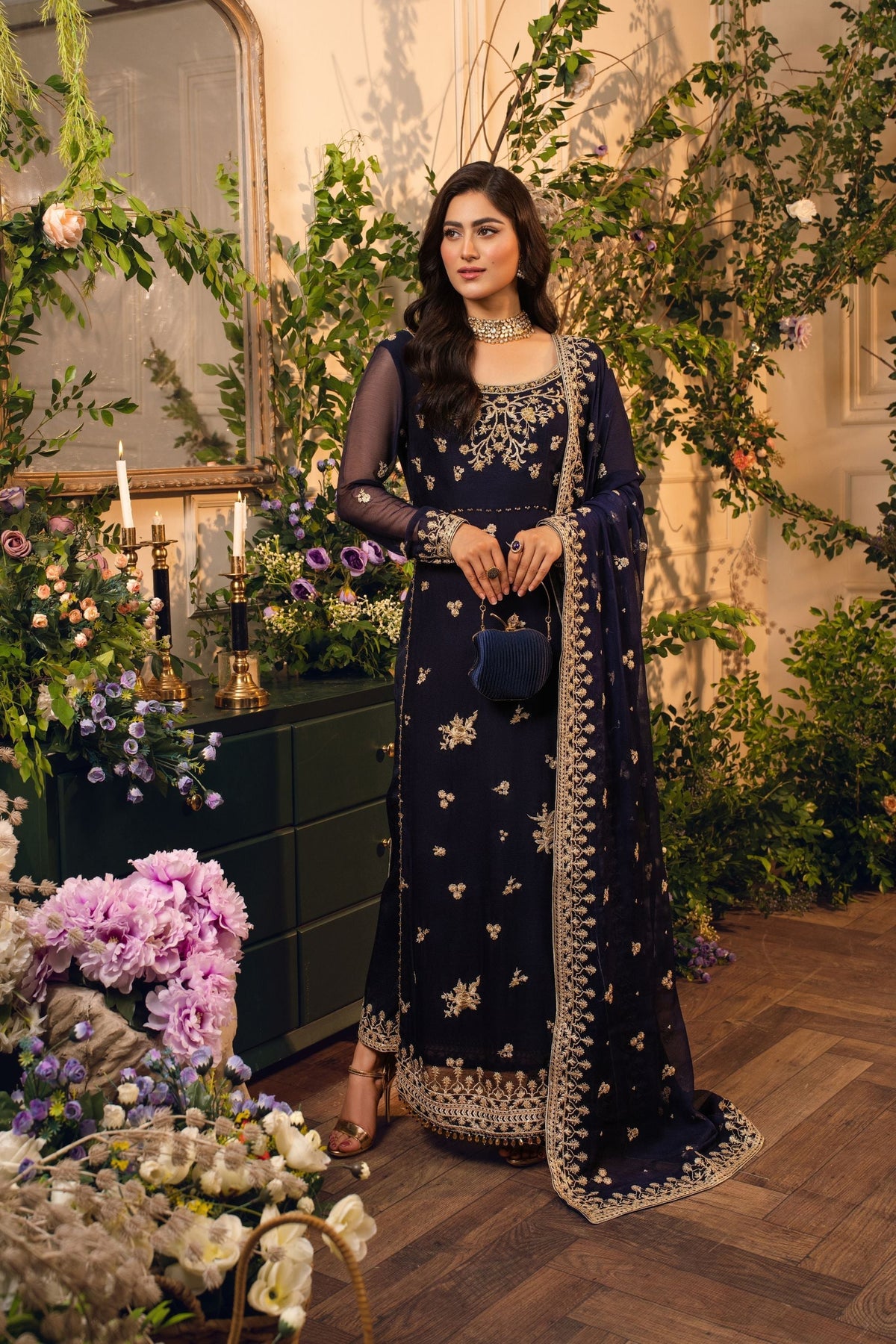 Hemstitch | Festive Edition 24 | Elle - Ladies Clothes - Maria Faisal