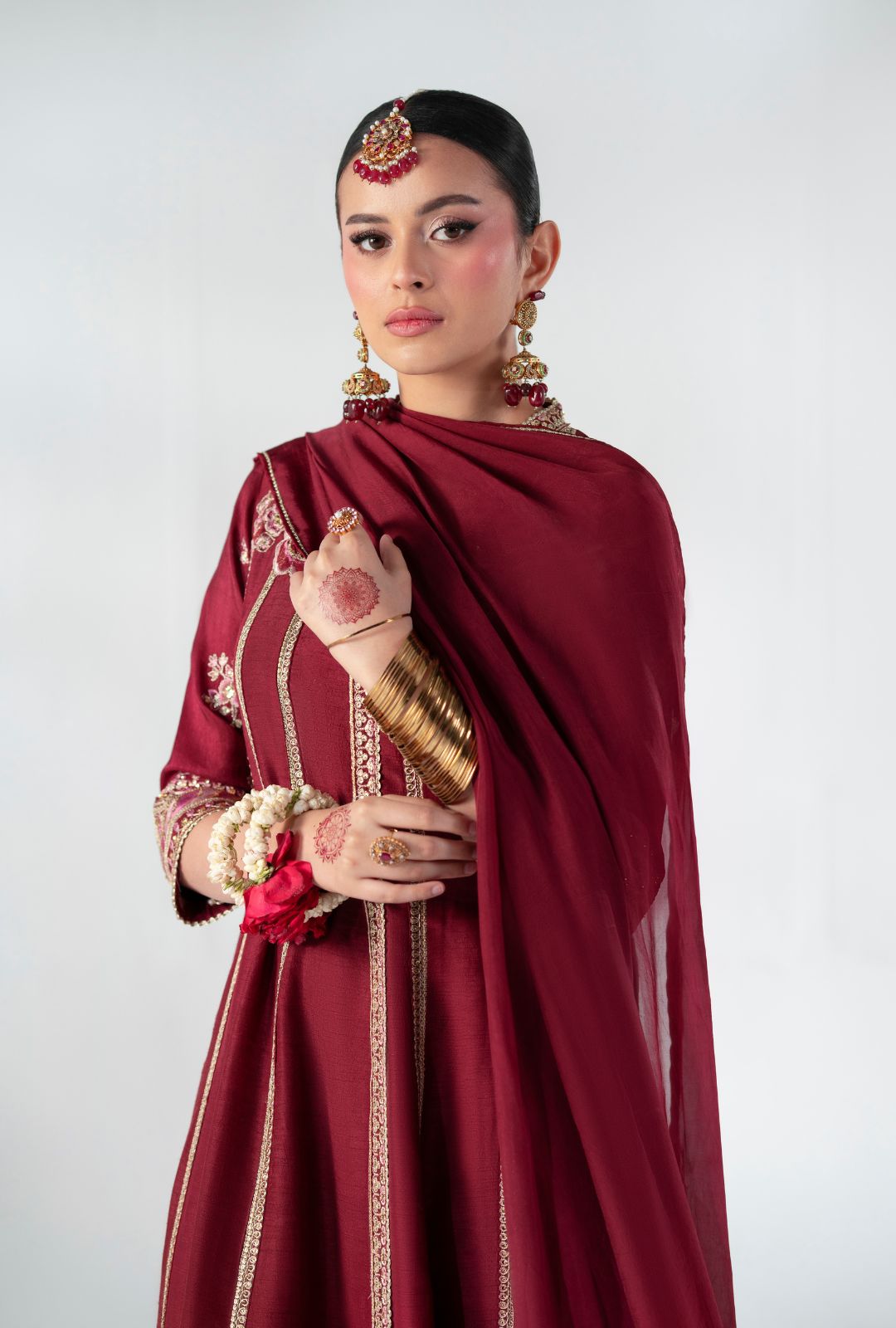 AJR Couture | Luxe Pret 25 | Ruby Raffia - Ladies Clothes - Maria Faisal