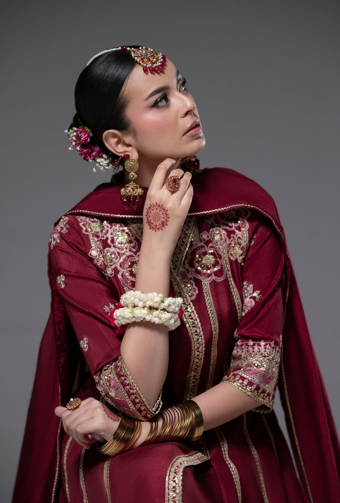 AJR Couture | Luxe Pret 25 | Ruby Raffia - Ladies Clothes - Maria Faisal