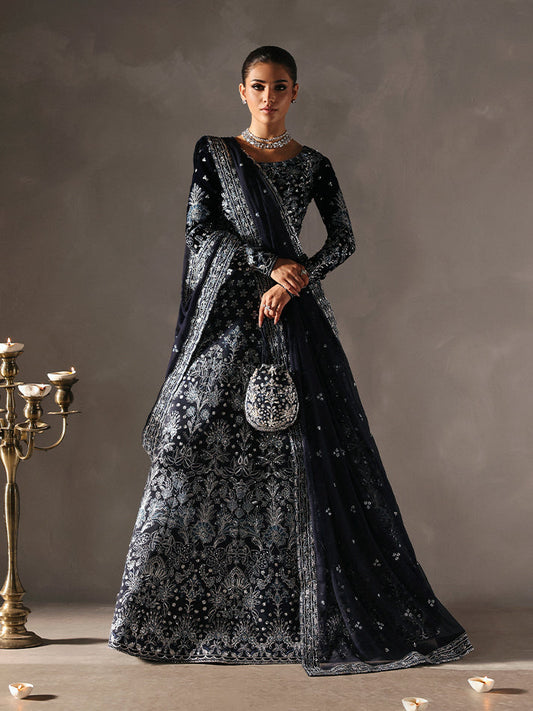 Gulaal | Marais Velvet | ARDORA - Formal Dress - available at Maria Faisal in UK and USA.