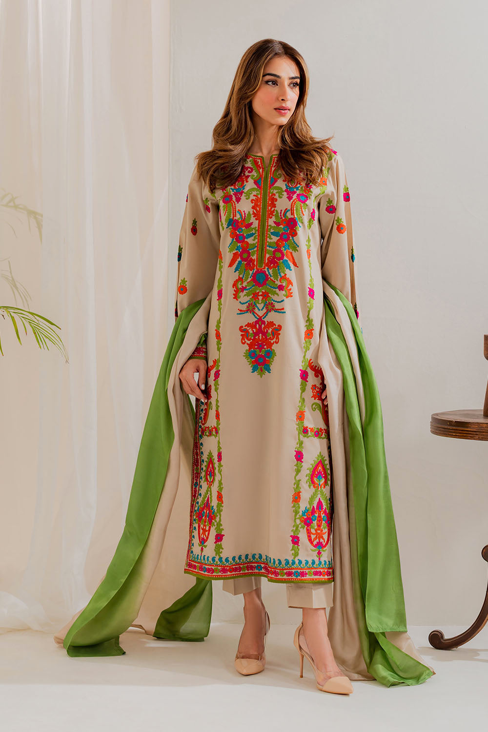 Vintage | Celine Luxe | Nisha - Ladies Clothes - Maria Faisal