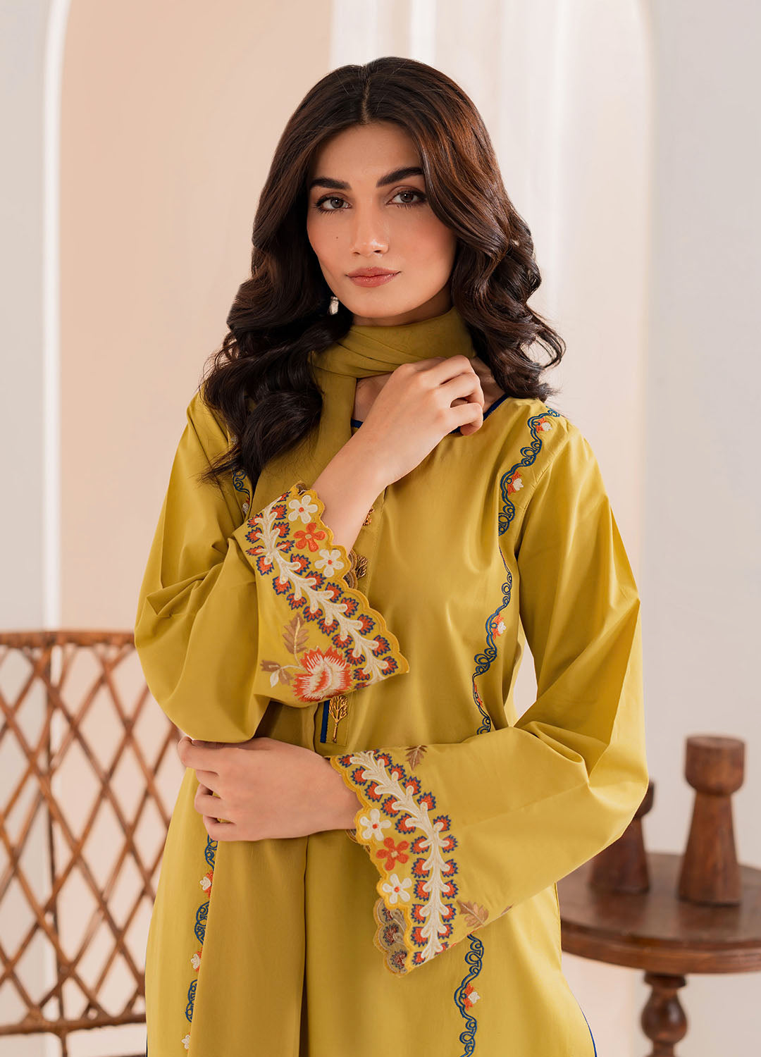 Vintage | Celine Luxe | Matcha - Ladies Clothes - Maria Faisal